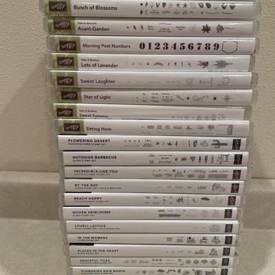23 Stampin up clear stamps