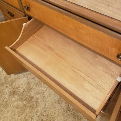 Two Carved Wooden Dressers (B1-KD)