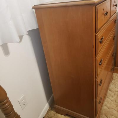 Two Carved Wooden Dressers (B1-KD)