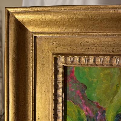 Macaw Oil Painting with COA (P-BM)