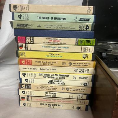 Sony Tc-355 Stereo Reel to Reel with Tapes (W-MG)