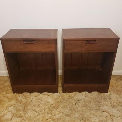 Two MCM Side Tables (B1-KD)