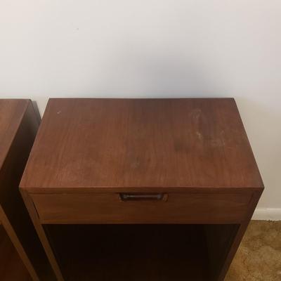 Two MCM Side Tables (B1-KD)