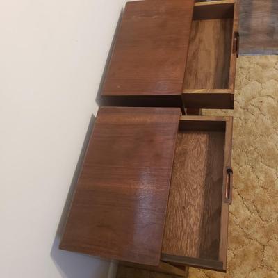 Two MCM Side Tables (B1-KD)