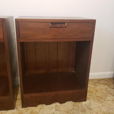 Two MCM Side Tables (B1-KD)