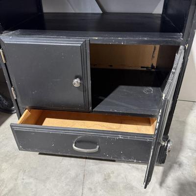 Wooden TV stand, great fixer upper project