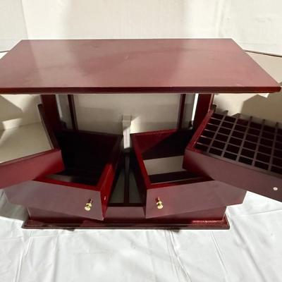 Mahogany Jewelry Box
