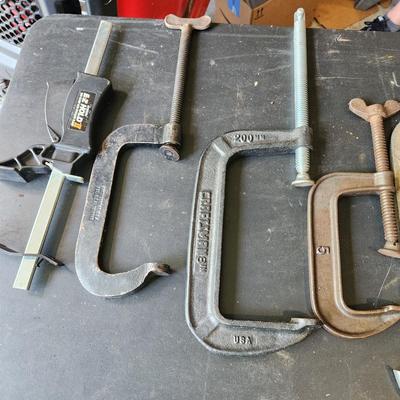 Lot of tools C-Clamps , Clamp , Pulls