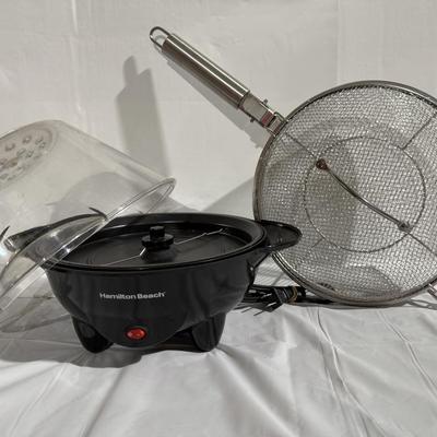 Hamilton Beach electric and grilling popcorn poppers