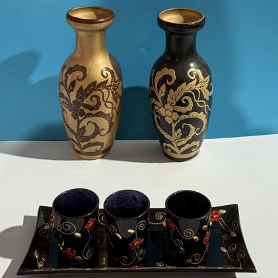 Japan vases and candle holders
