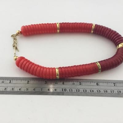 Red fashion unique necklace
