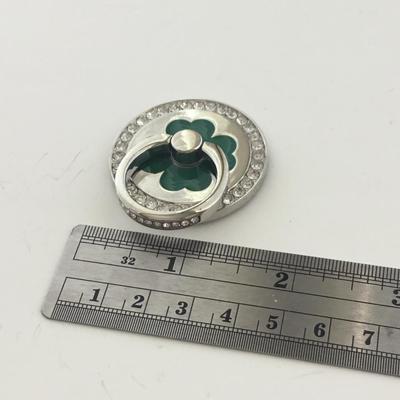 Green flower phone back holder