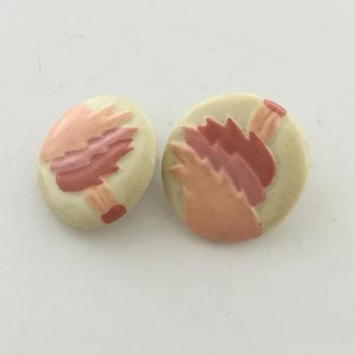 Vintage beautiful clip on earrings