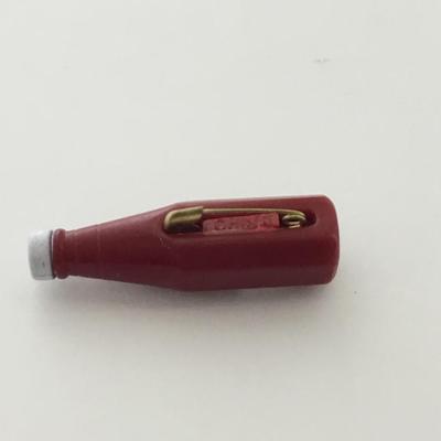 Marked vintage ketchup pin