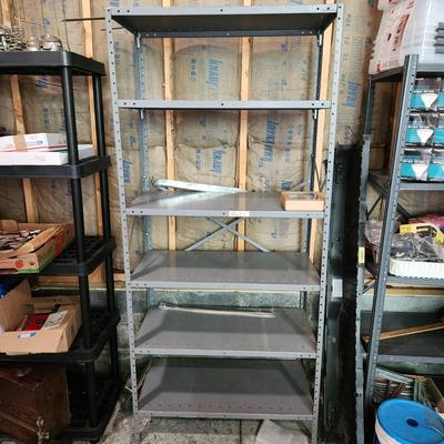 Metal Storage Shelving Unit w 6 Shelves 36x18x79