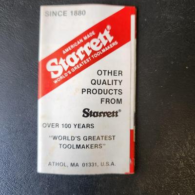 Starrett Measuring Ruler & Tools Pocket Scriber, Satin Chrome Rule C604R -1 2 3 4, Micrometer 238XRL