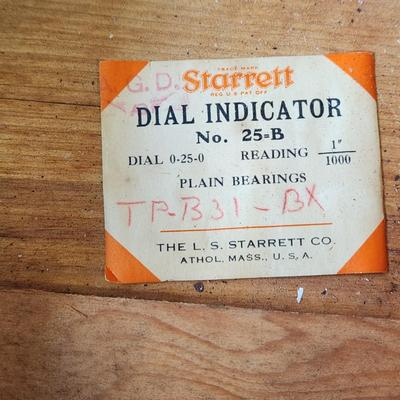 Starrett Inspector's Dial Bench Gage No. 654 25-B