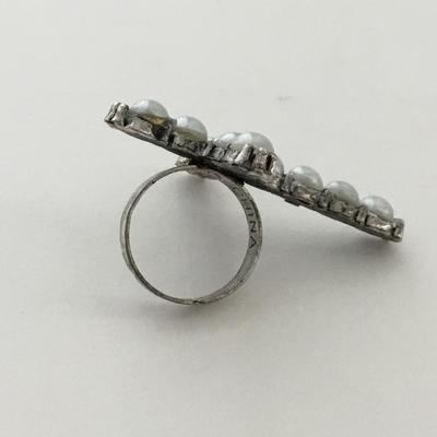 Made in China cross beaded adjustable ring