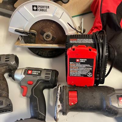 Porter Cable Battery Tool set