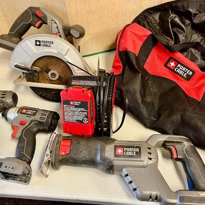 Porter Cable Battery Tool set