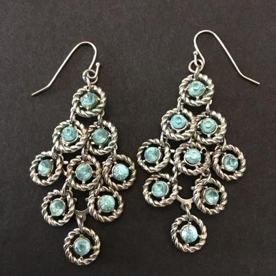 Vintage chandelier, dangle, earrings