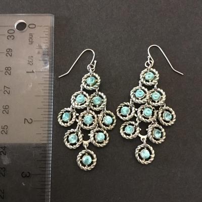Vintage chandelier, dangle, earrings