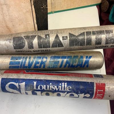 Aluminum Bats & Home Plate