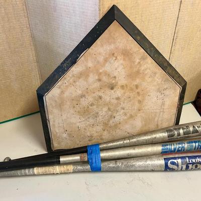 Aluminum Bats & Home Plate