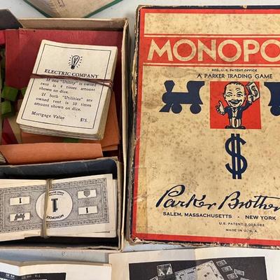 Vintage Monopoly Game