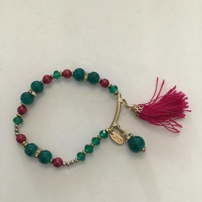Beautiful multicolored stretchy bracelet by Lenox