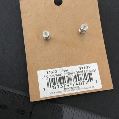 Cute anchor, stud earrings