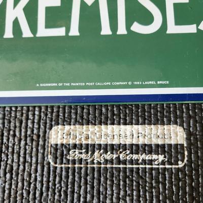 Ford Mechanic on the Premises Sign & Ford Fender Gripper