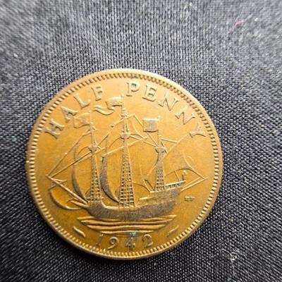 1942 & 1957 HALF PENNIES