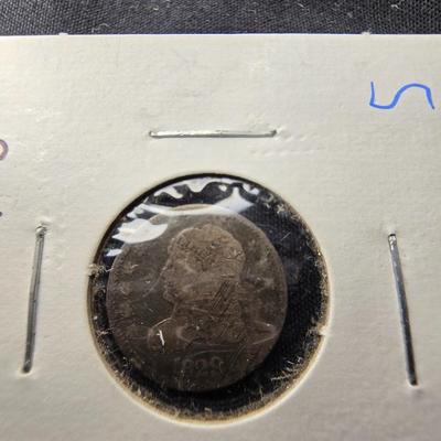1829 CAPPED BUST HALF DIME