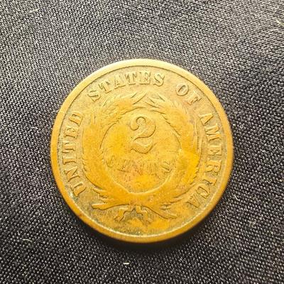 1870 US 2 CENTS