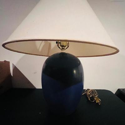 Blue Lamp w/Shade