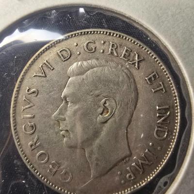 1909 & 1945 CANADA HALF DOLLARS