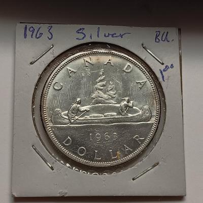 1963 CANADA SILVER DOLLAR