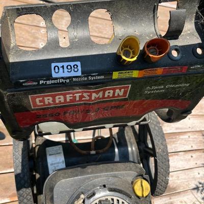 Craftsman Pressure Washer / started
