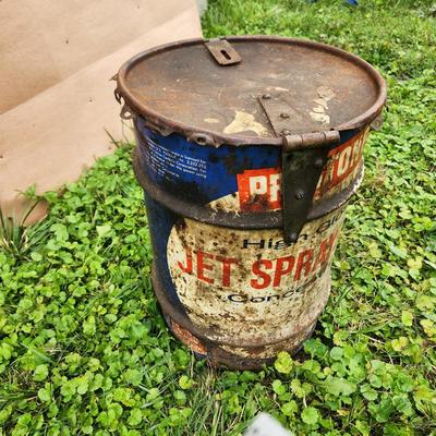 Vintage Prestone Jet Spray Wax Can Man Cave Garage Decor