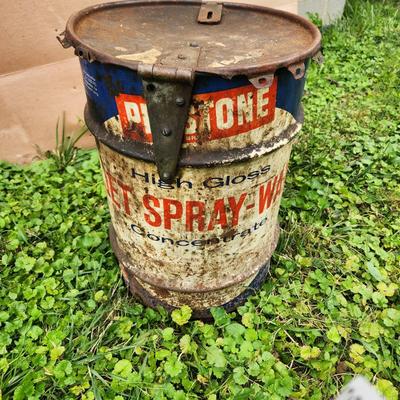 Vintage Prestone Jet Spray Wax Can Man Cave Garage Decor