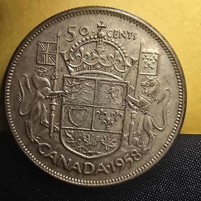 1951 & 1958 CANADA 50 CENTS