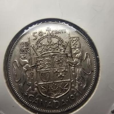 1951 & 1958 CANADA 50 CENTS