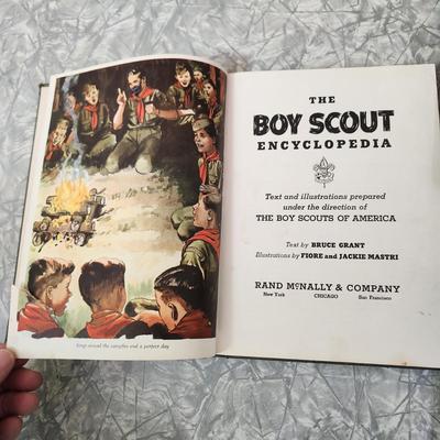 Boy Scout Encyclopedia Signed by Bruce Grant, Fieldbook ,Handbook