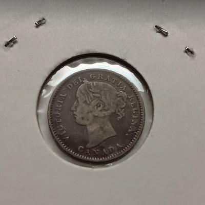 1901 CANADIAN DIME & 1916 CANADIAN 5 CENTS