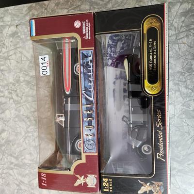 2 Die Cast Cars 1958 Edsel Citation 1938 Cadillac v-16 Presidential Limo