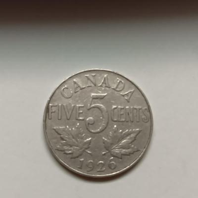 1919 CANADIAN SILVER 10 CENTS & 1926 CANADA 5 CENTS