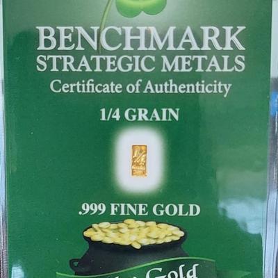 1/4 grain Gold