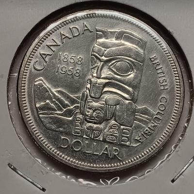 1958 SILVER CANADIAN DOLLAR