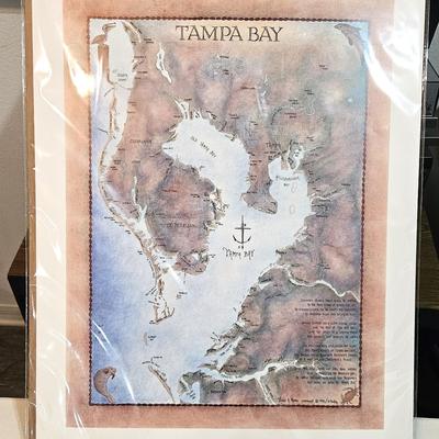 1990 Terry Moore Tampa Bay Map